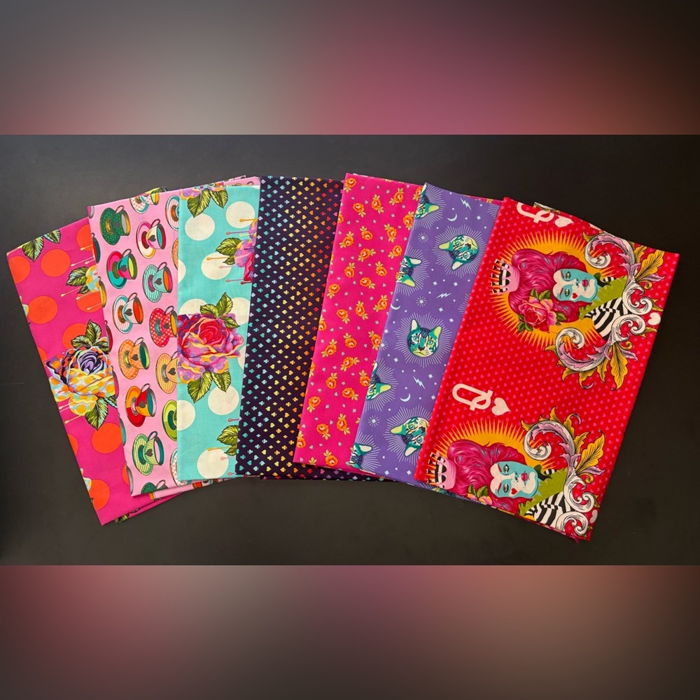 Tula Pink Curiouser and Curiouser 7 yard Fabric Set